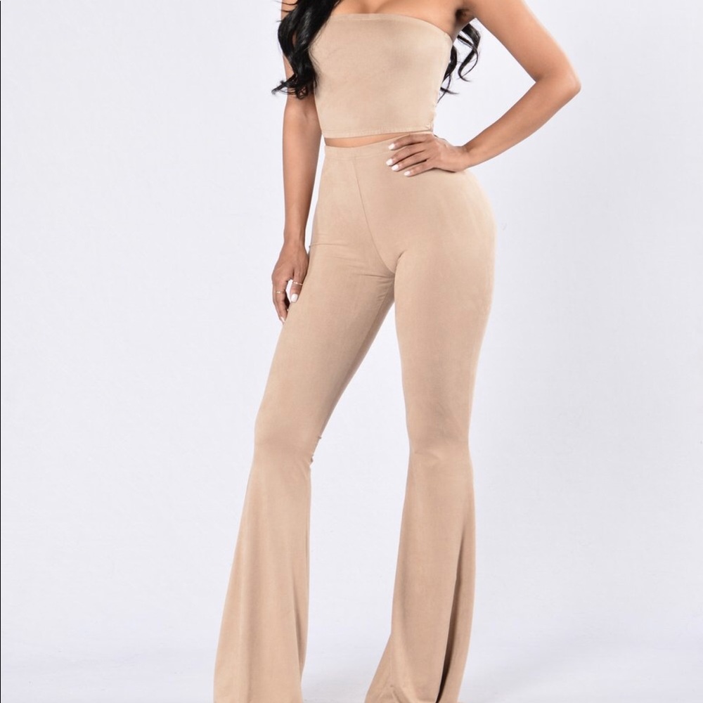 tan two piece